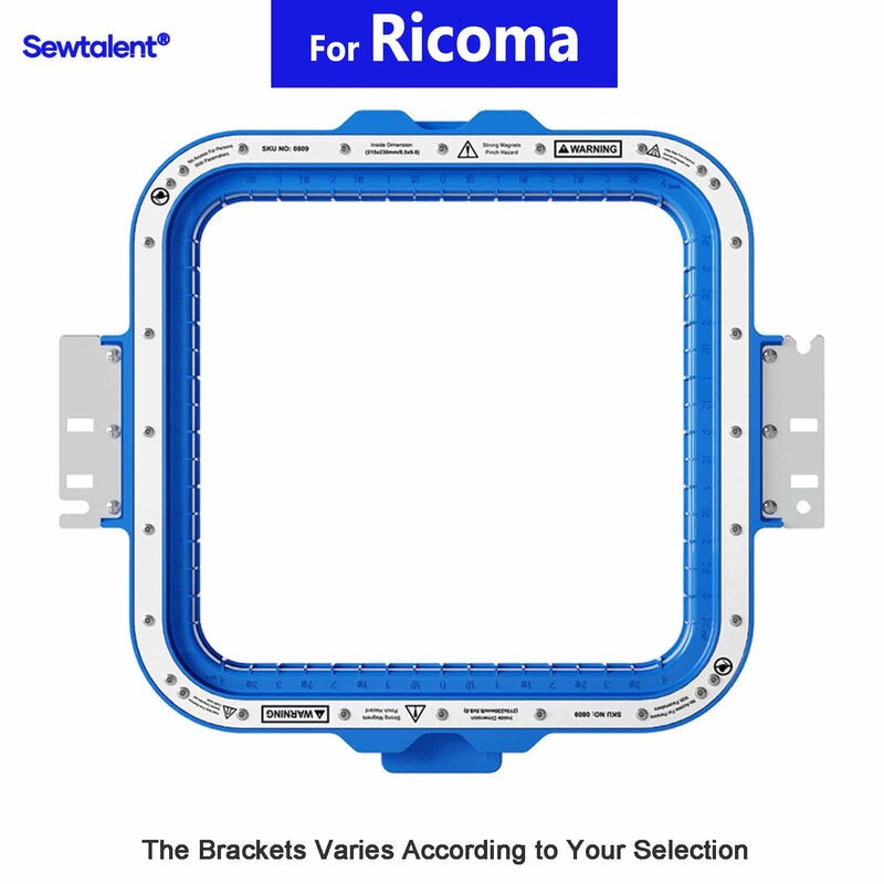 Magnetic Hoop 8.5"x9" | 215x230mm for Ricoma Embroidery Machines