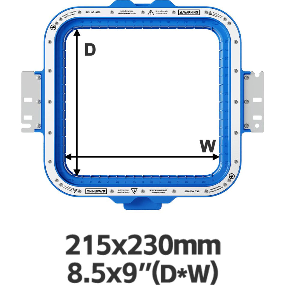 Magnetic Hoop 8.5"x9" | 215x230mm for Tajima Embroidery Machines