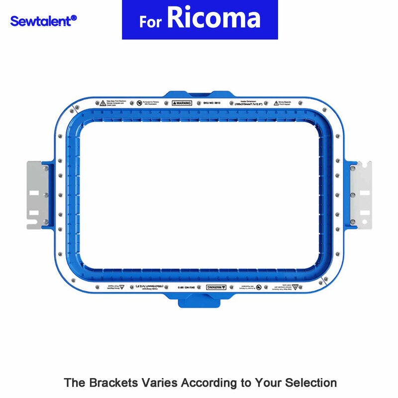 Magnetic Hoop 7.7"x12.5" | 195x315mm for Ricoma Embroidery Machines