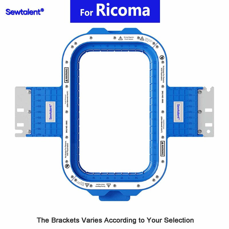 Magnetic Hoop 8.7″x5″ | 220x130mm for Ricoma Embroidery Machines