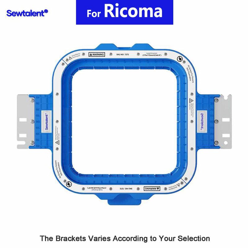 Magnetic Hoops 6.9″x6.9″ | 175x175mm for Ricoma Embroidery Machines