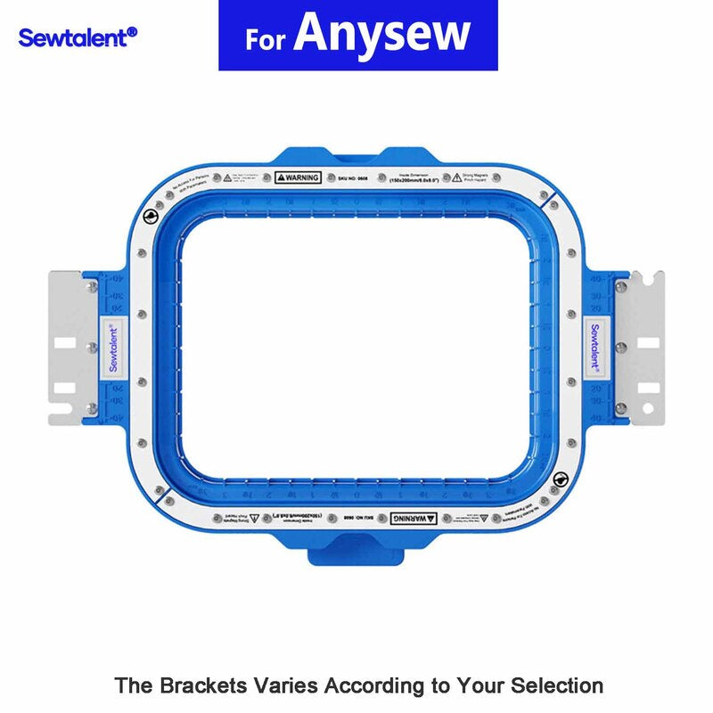 Magnetic Hoop 6"x 8" | 150x200mm for Anysew Embroidery Machines