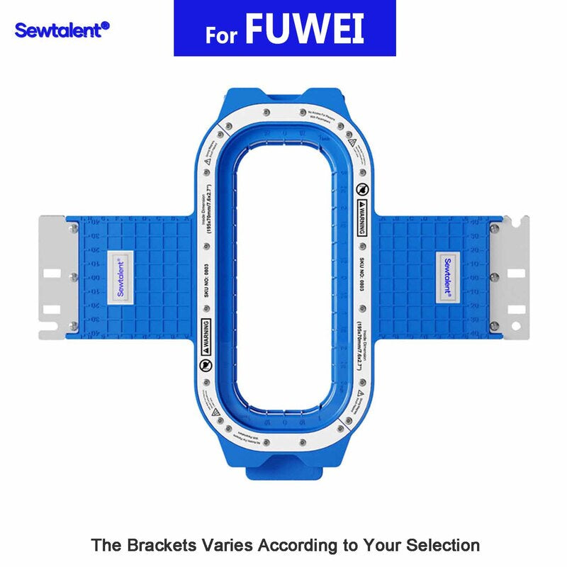 Magnetic Hoop 7.6"x2.7" | 195x70mm for FUWEI Embroidery Machines