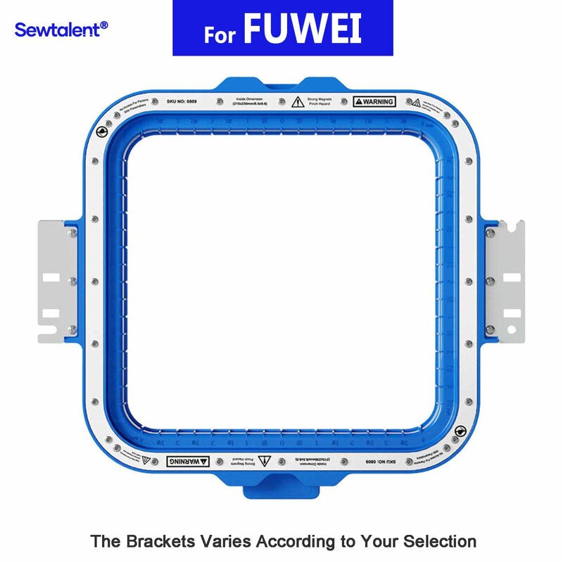 Magnetic Hoop 8.5"x9" | 215x230mm for FUWEI Embroidery Machines