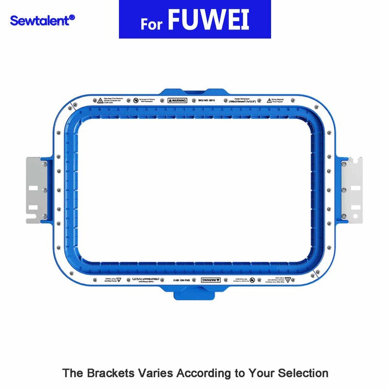 Magnetic Hoop 7.7"x12.5" | 195x315mm for FUWEI Embroidery Machines