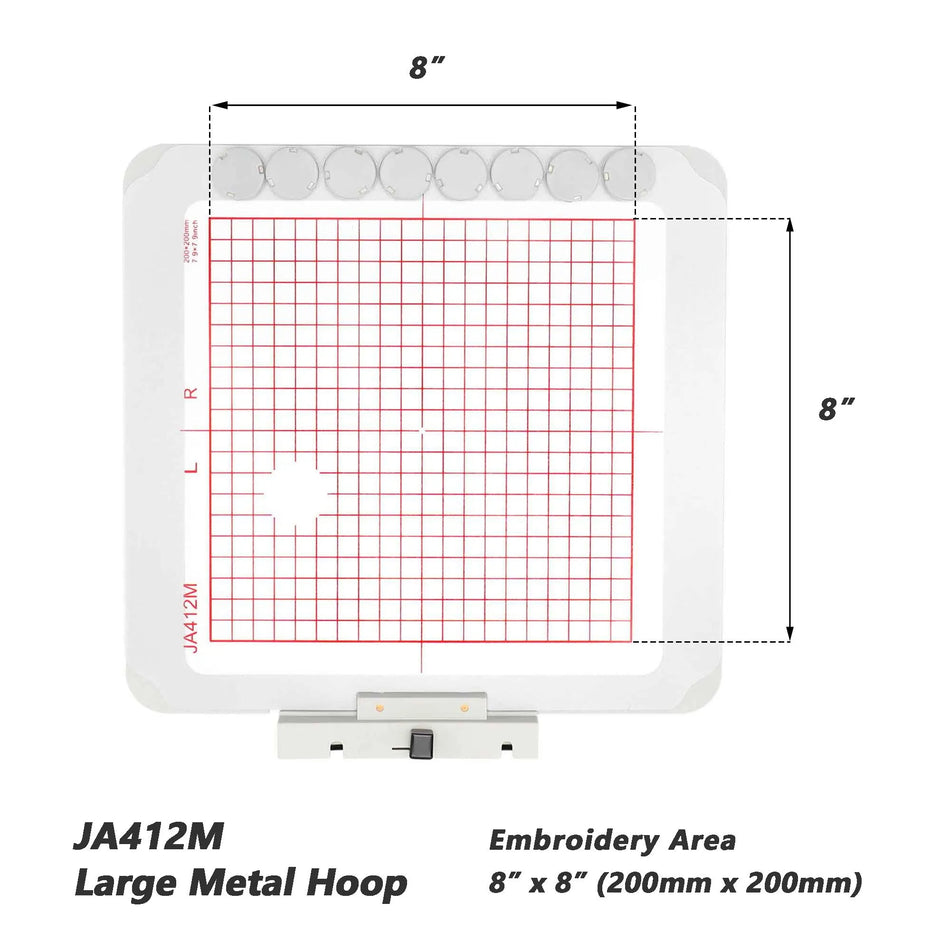 Magnetic Hoop for Janome MC 500E 400E 550E etc. Elna Expressive 830 830L Embroidery Machine