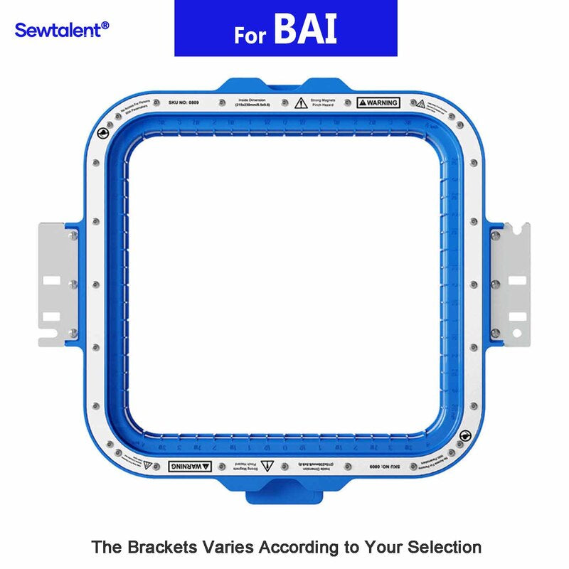 Magnetic Hoop 8.5"x9" | 215x230mm for BAI Embroidery Machines