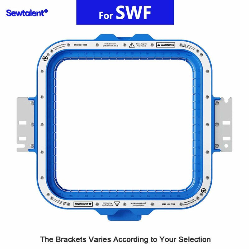 Magnetic Hoop 8.5"x9" | 215x230mm for SWF Embroidery Machines