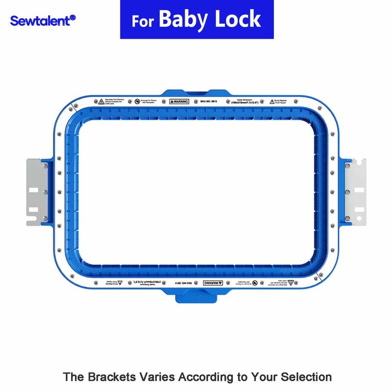 Magnetic Hoops 7.7″x12.5″ | 195x315mm for Baby Lock Embroidery Machines