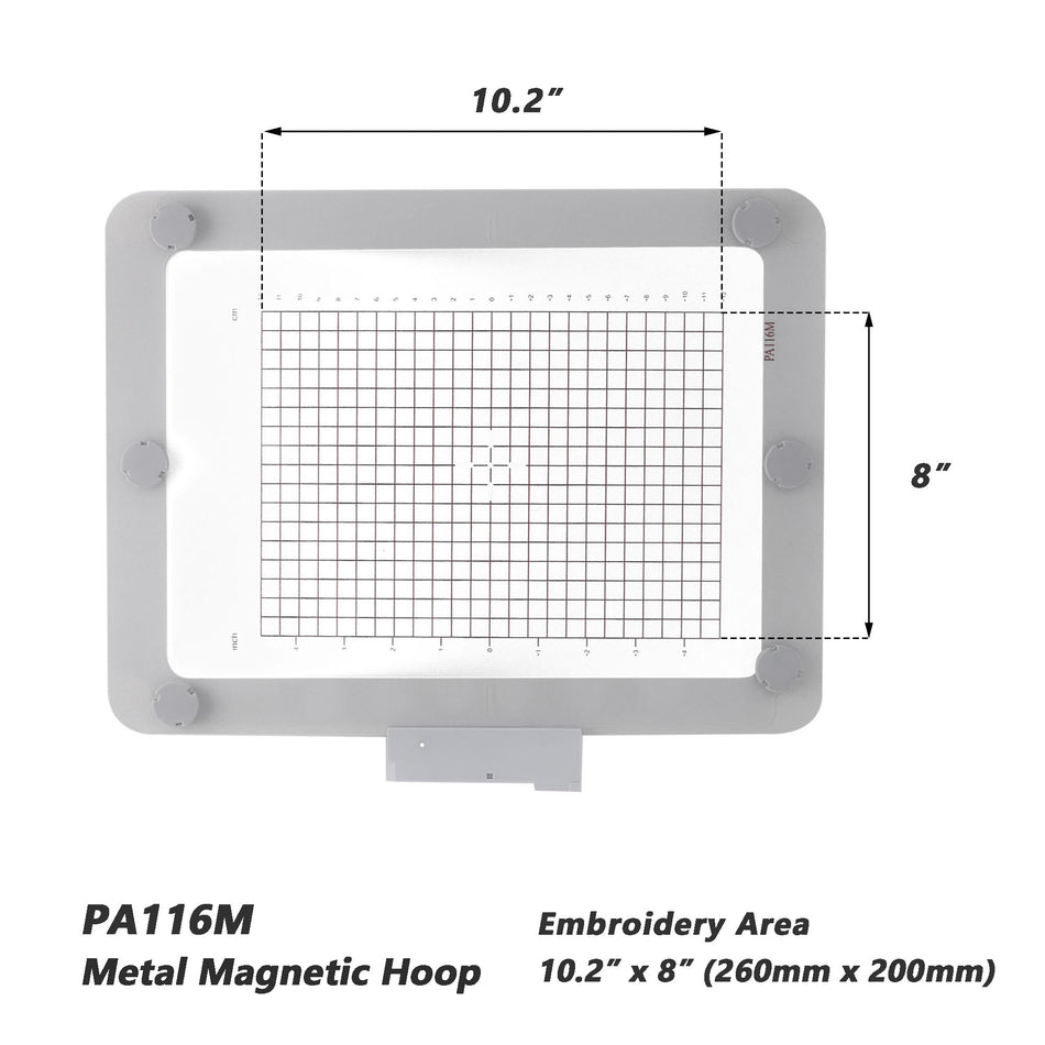 Magnetic Hoop for Husqvarna Viking Designer Diamond Topaz Epic etc. Pfaff Creative Sensation Embroidery Machine