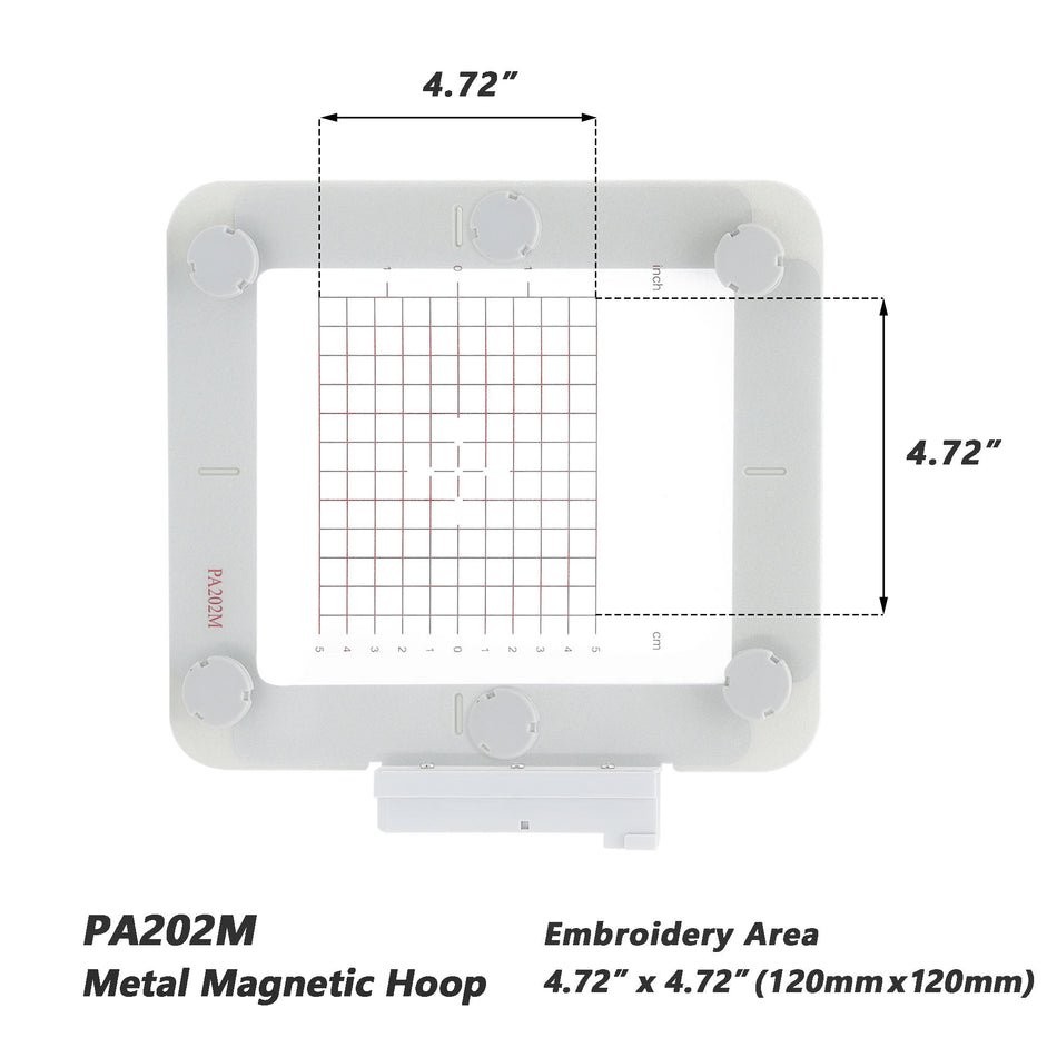 Magnetic Hoop for Husqvarna Viking Designer Diamond Ruby Topaz etc. Pfaff Creative Embroidery Machine