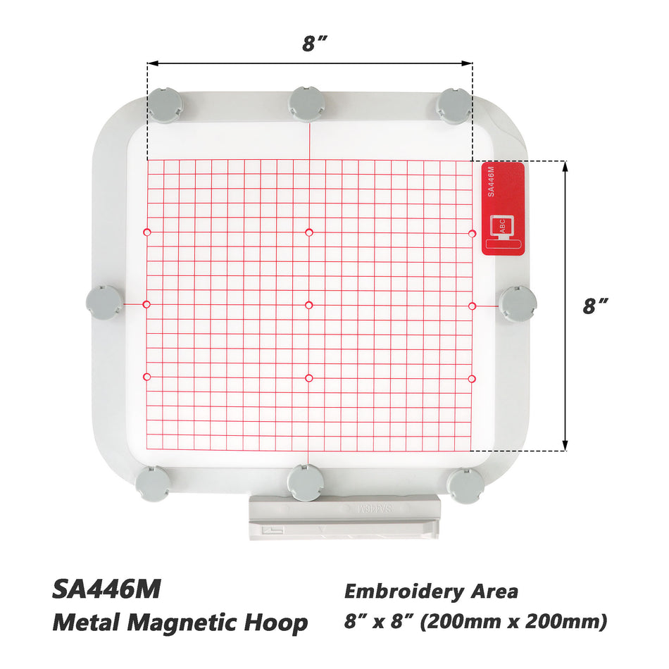 Magnetic Hoop for Brother Quattro 6000D 6700D XE1 XJ1 etc. Innovis BabyLock Embroidery Machine