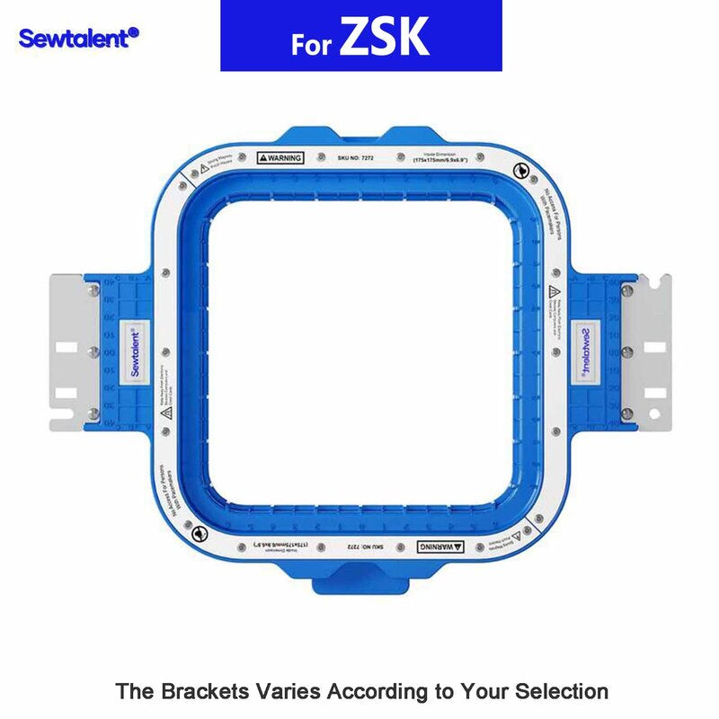 Magnetic Hoops 6.9″x6.9″ | 175x175mm for ZSK Embroidery Machines